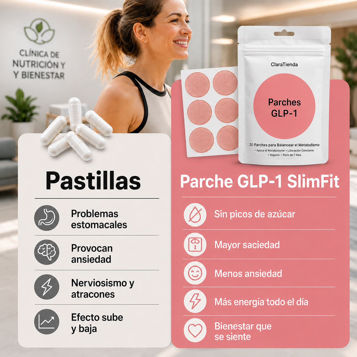 Parche GLP-1 SlimFit - Tu Rutina de Bienestar, Ahora en un Parche