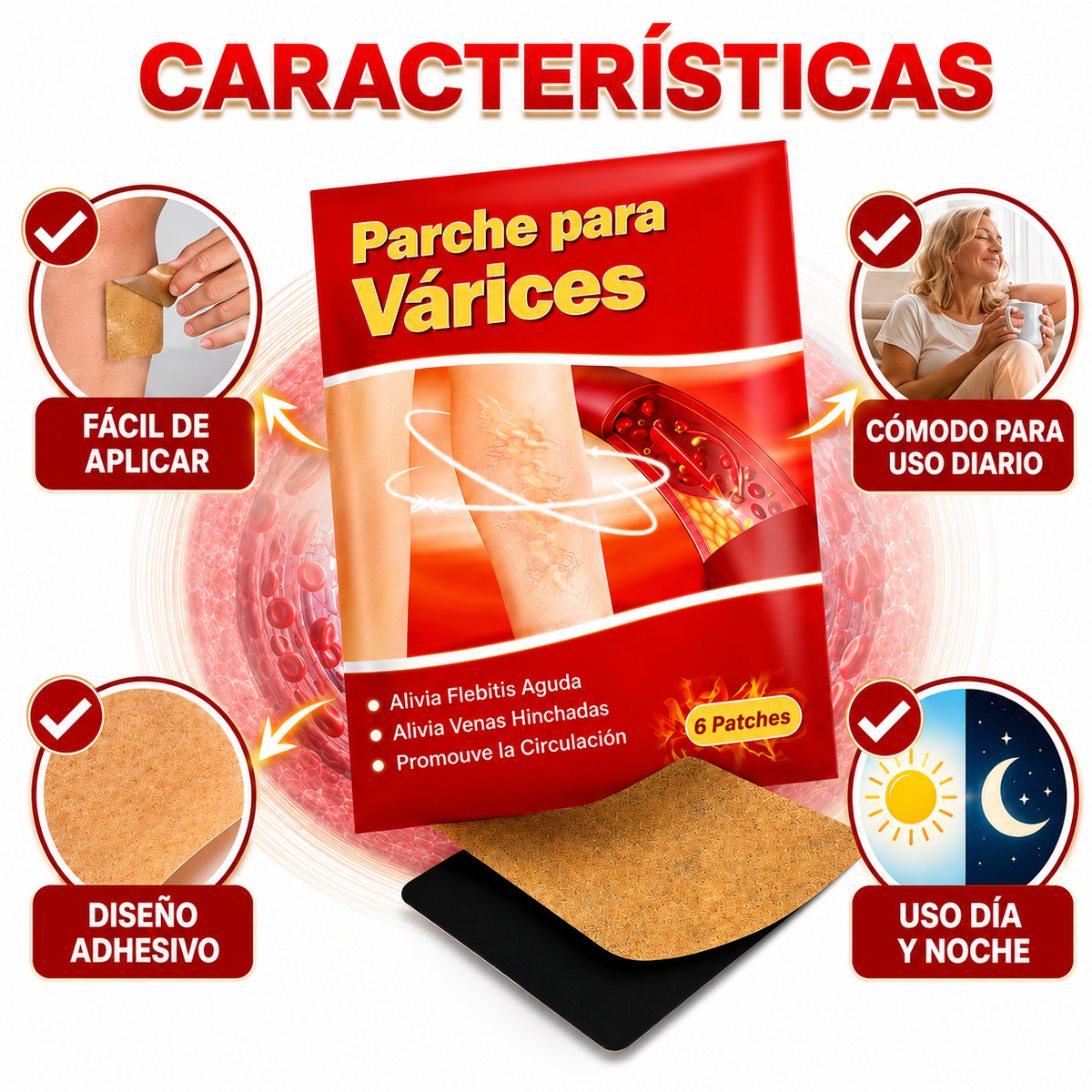 Para Várices Parches - Dejá de Esconder Tus Piernas Cada Vez Que Te Vestís