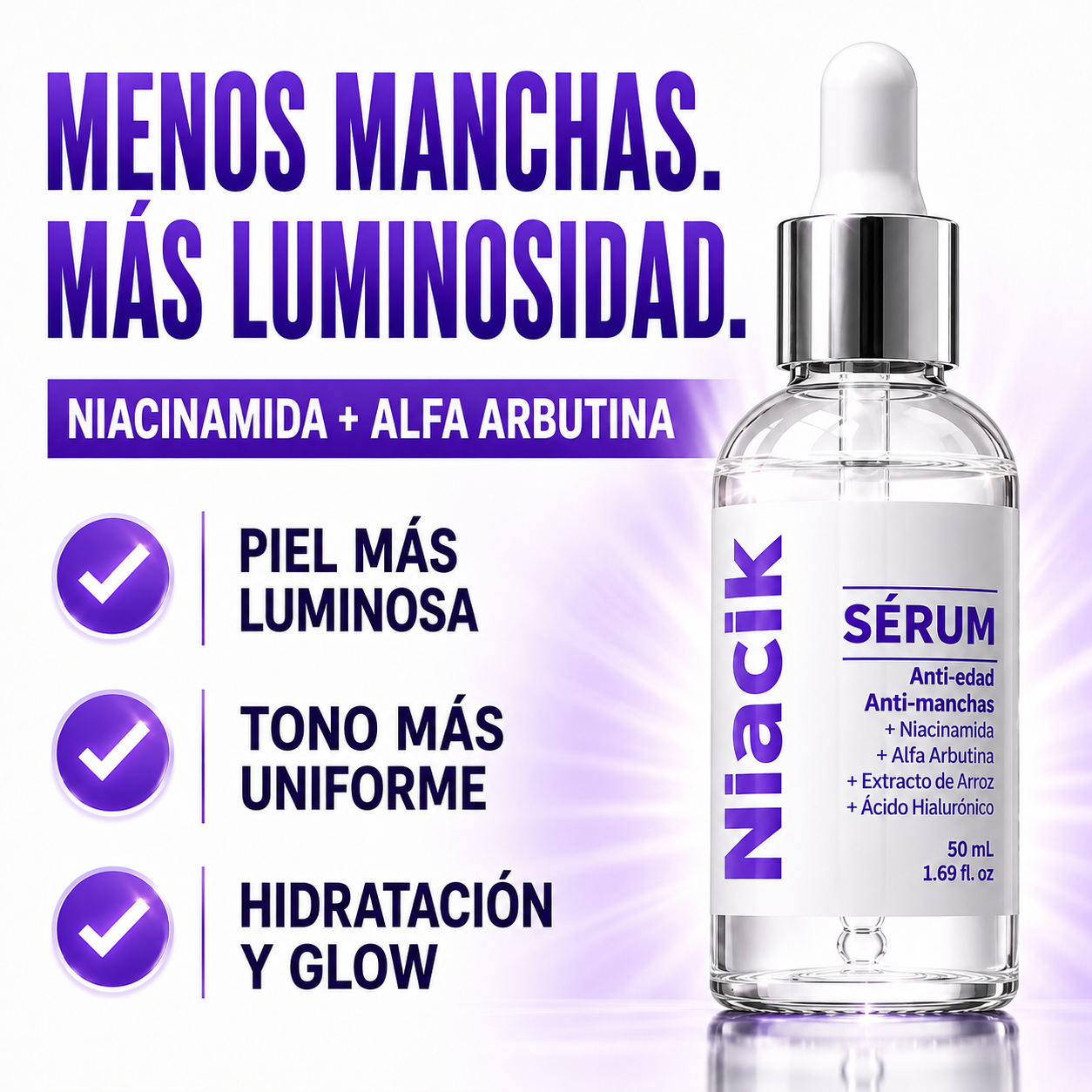 Alpha Arbutin + Niacinamide Suero - Tu Dosis Diaria de Luminosidad