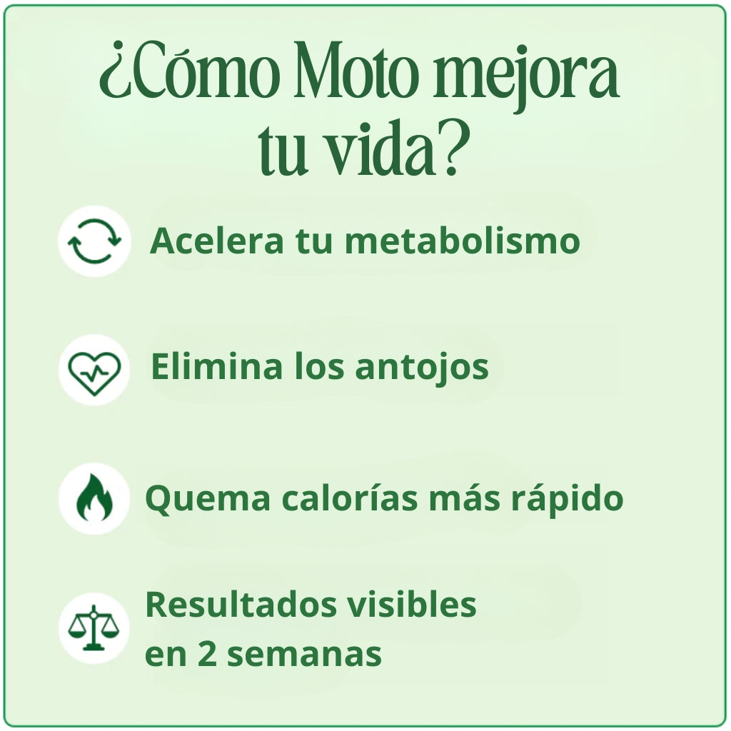 Moto - Acelera tu metabolismo en 7 días