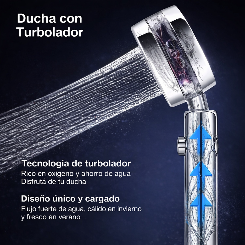 Ducha Turbocargada - Convertí una presión de agua débil en una potente