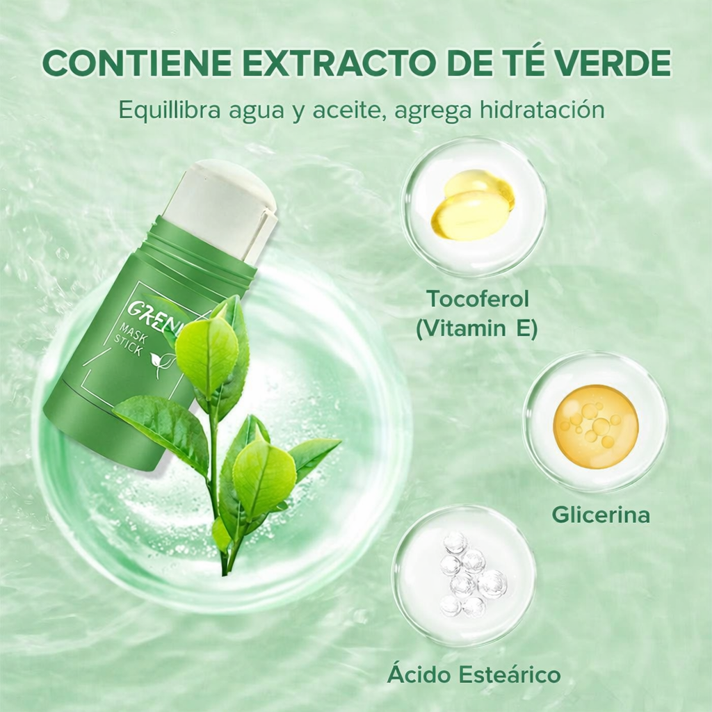 Green Mask Stick – Limpieza profunda, purifica y controla la grasa bundle