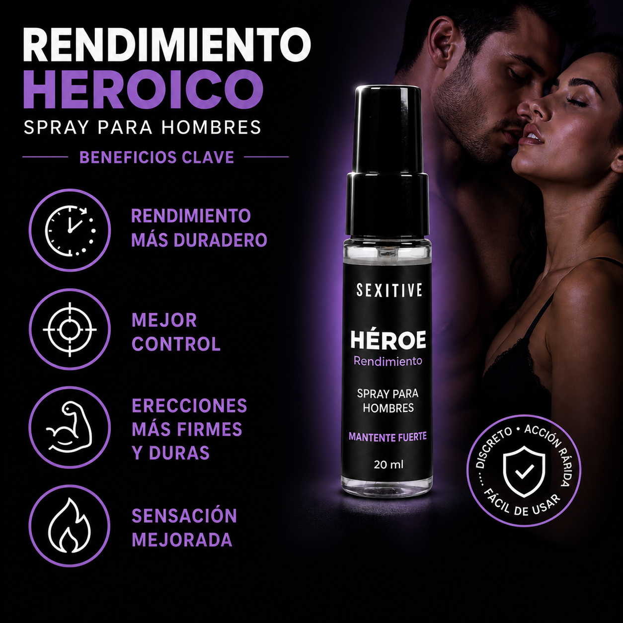 Heroe Performance - Ella va a notar la diferencia al instante