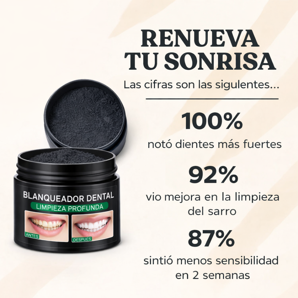 BLANQUEADOR DENTAL - Sonrisa Ultra Blanca en Minutos