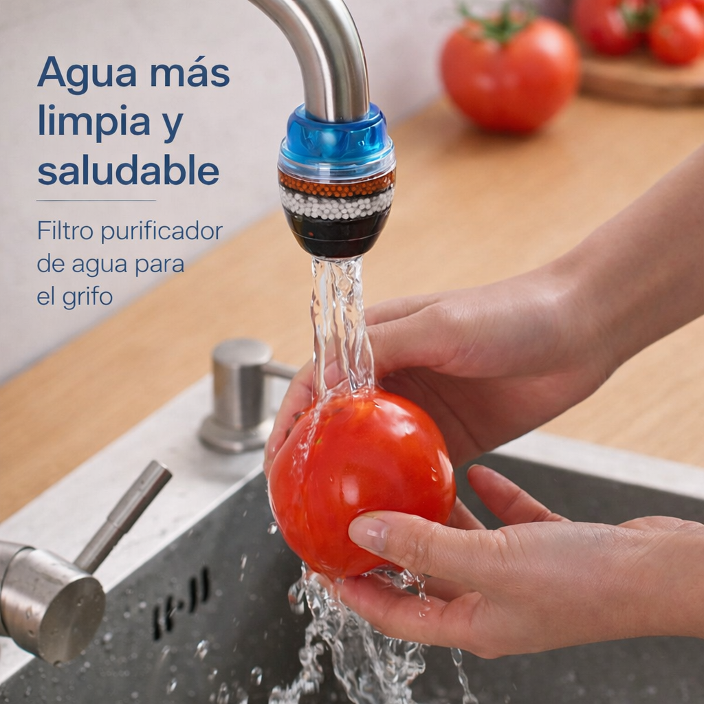 Purificador de agua para canilla — agua más limpia, directo desde tu grifo