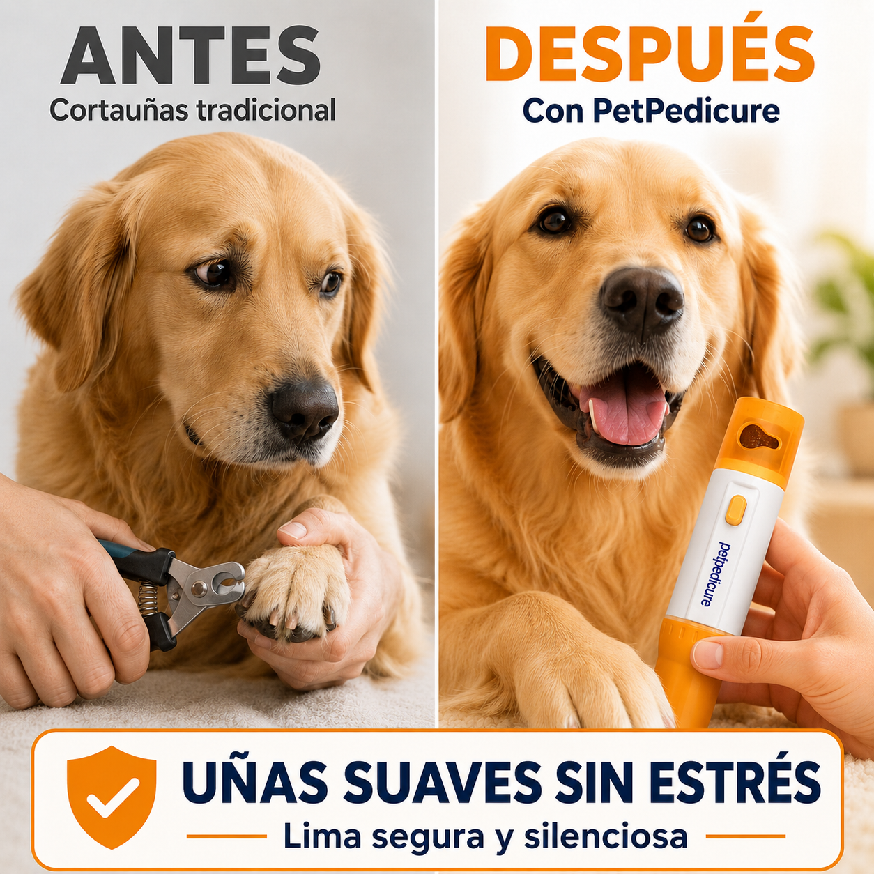 PetPedicure™ - Sin cortes. Sin estrés. Solo uñas suaves.