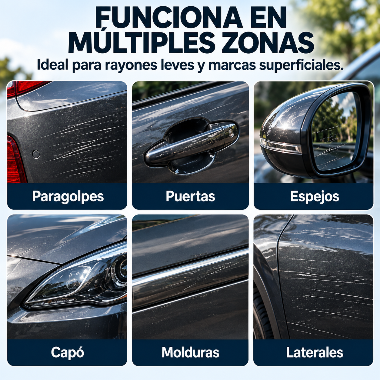 PuraPintura para autos - Restaura el color y el brillo de tu auto sin pasar por el taller (Oferta 2x1)