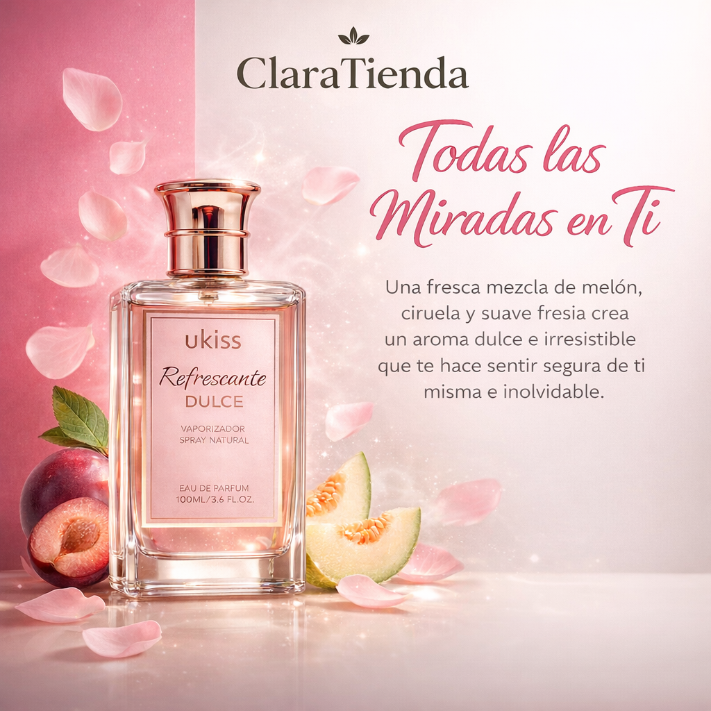 Perfume refrescante Ukiss: la fragancia dulce y ligera que te hace irresistible al instante.