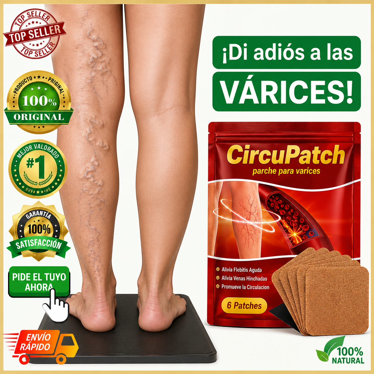 CircuPatch: ¡Dile adiós a las varices y recupera la belleza natural de tus piernas!