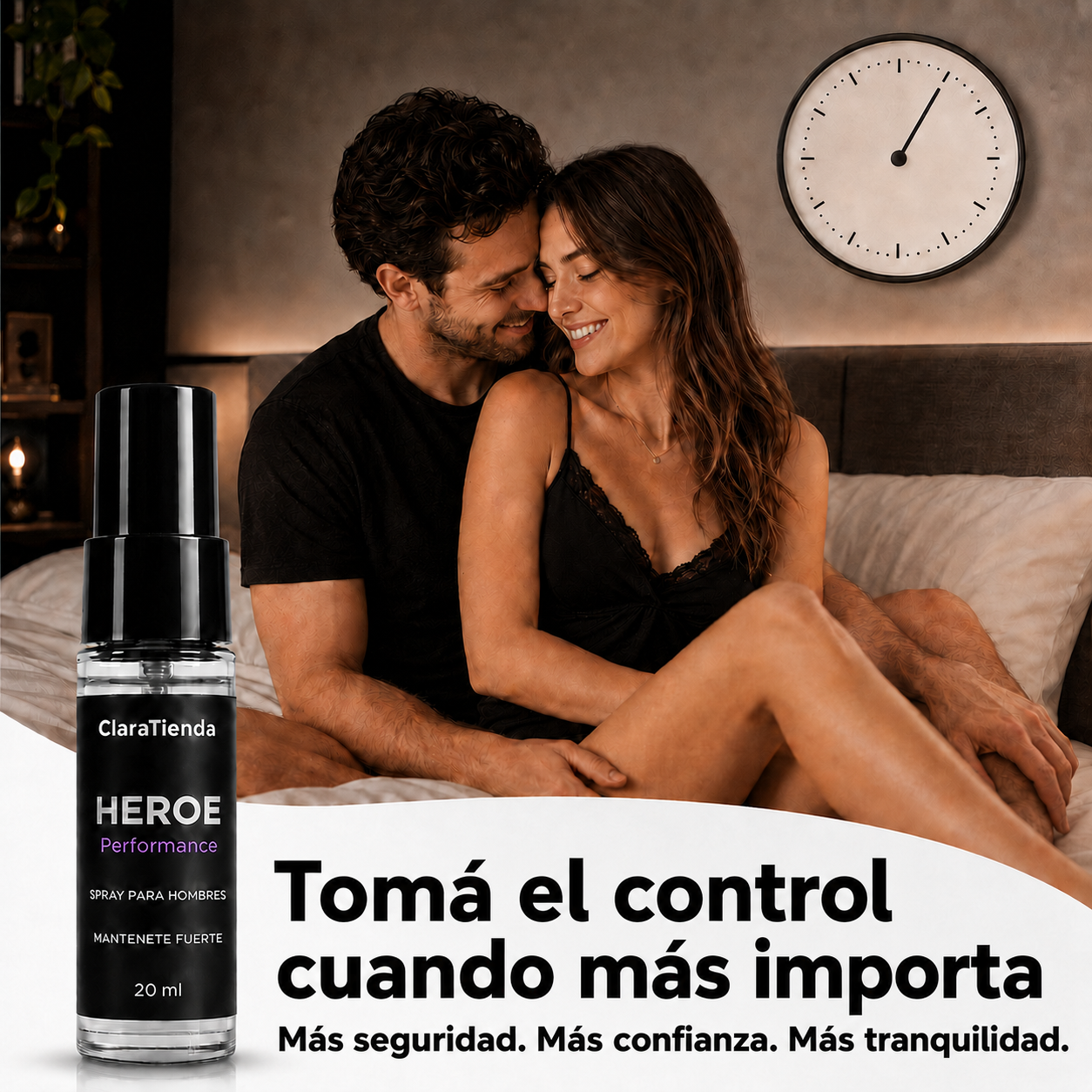 HEROE Performance Spray – Seguridad, Control y Confianza Masculina