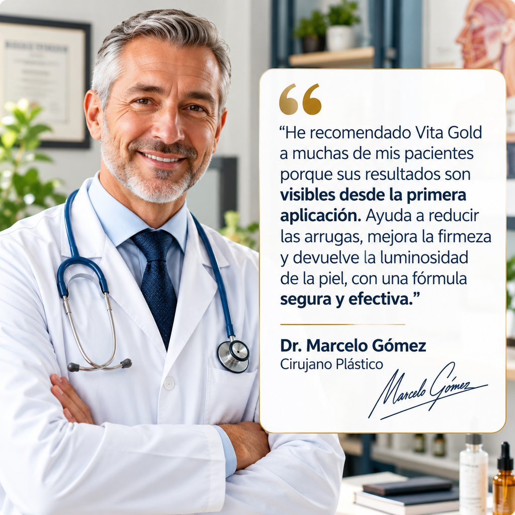 Vita Gold – 20 Años Menos en 5 Minutos: Piel Más Firme, Lisa y Radiante