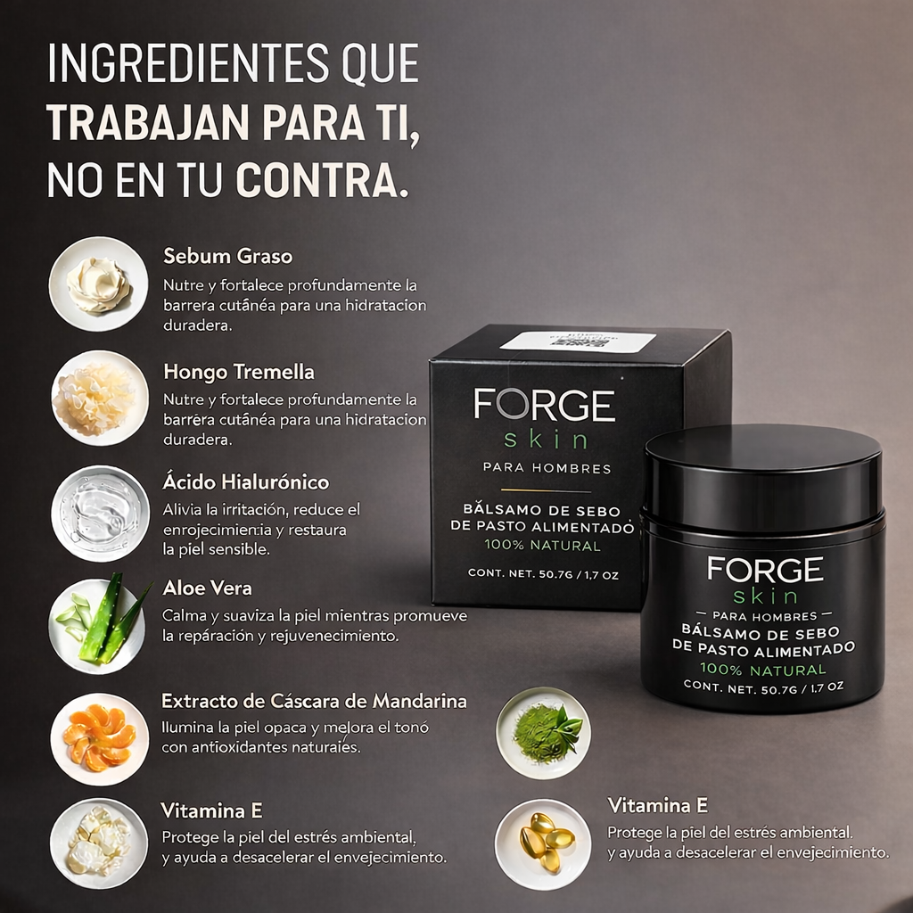 Forge Skin Crema – Repara, Renueva y Recupera Tu Piel Desde la Primera Aplicación