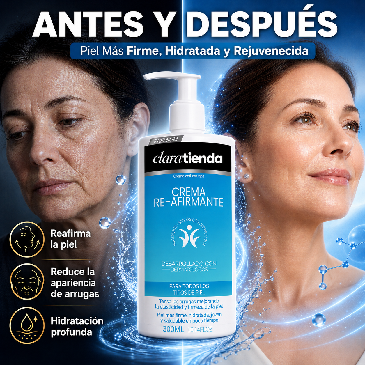 Crema Reafirmante -Piel más firme, suave e hidratada.