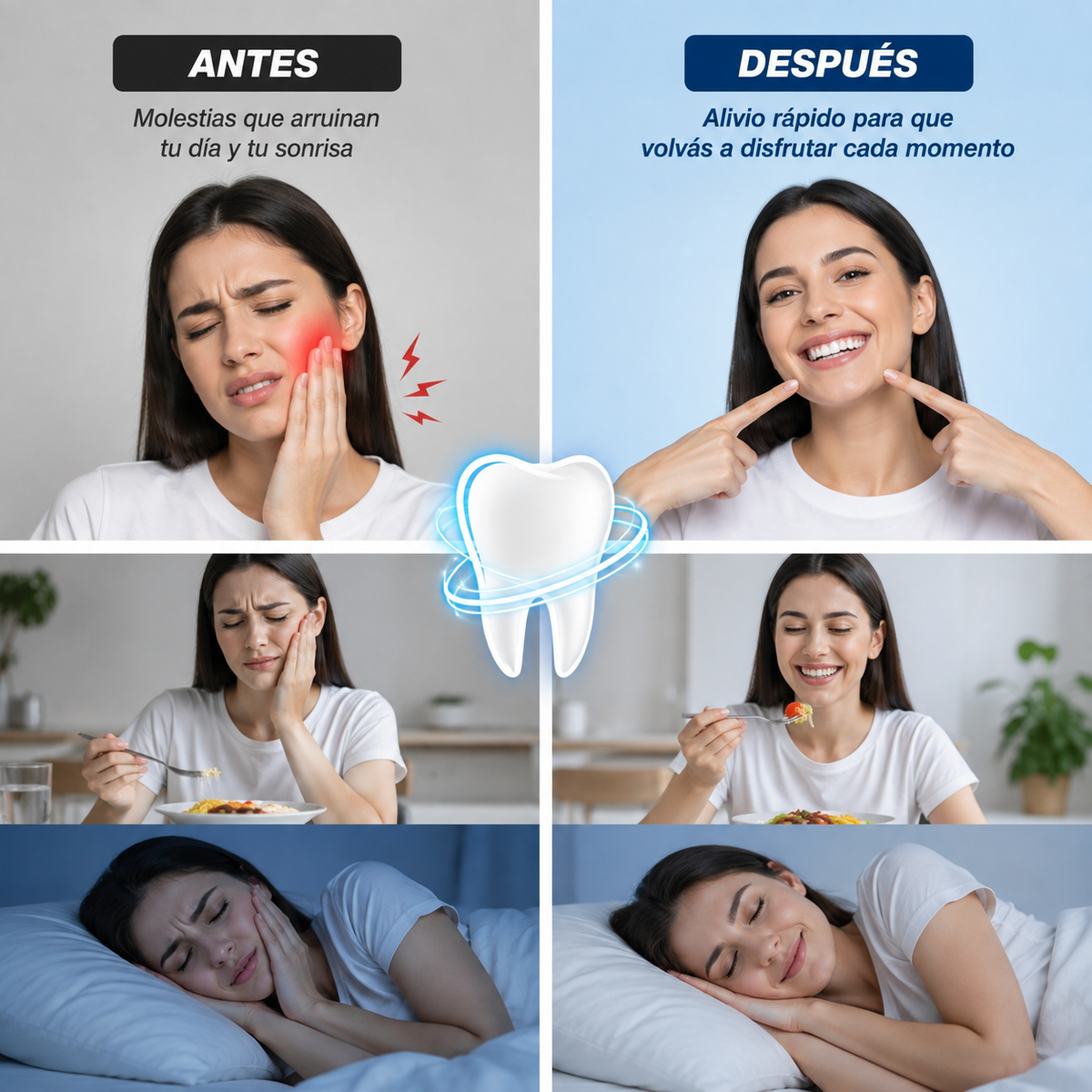 Alivio Dental Rápido - Alivio rápido cuando tu diente más lo necesita.