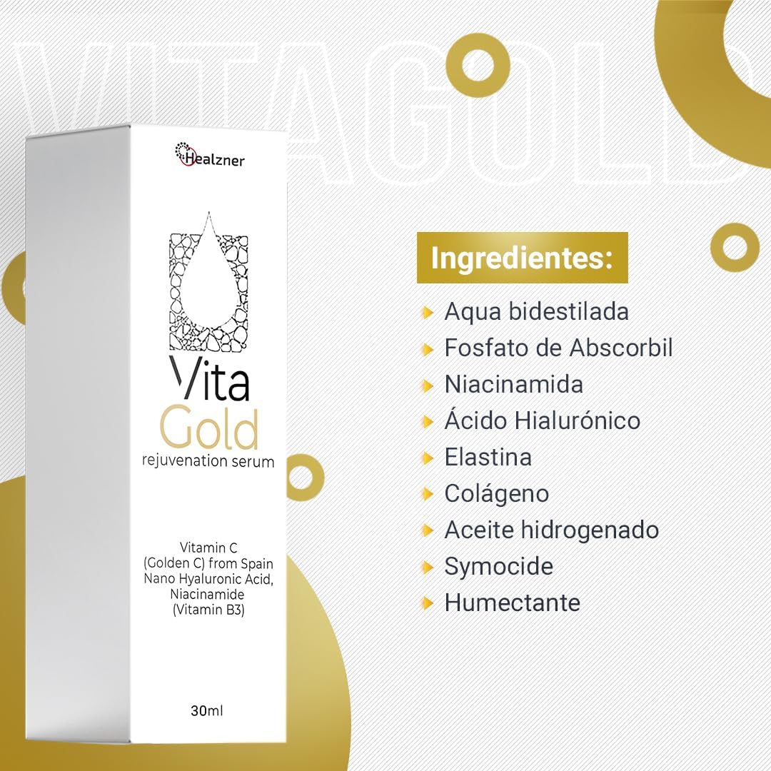Vita Gold - Suero de Rejuvenecimiento e Hidratación Facial