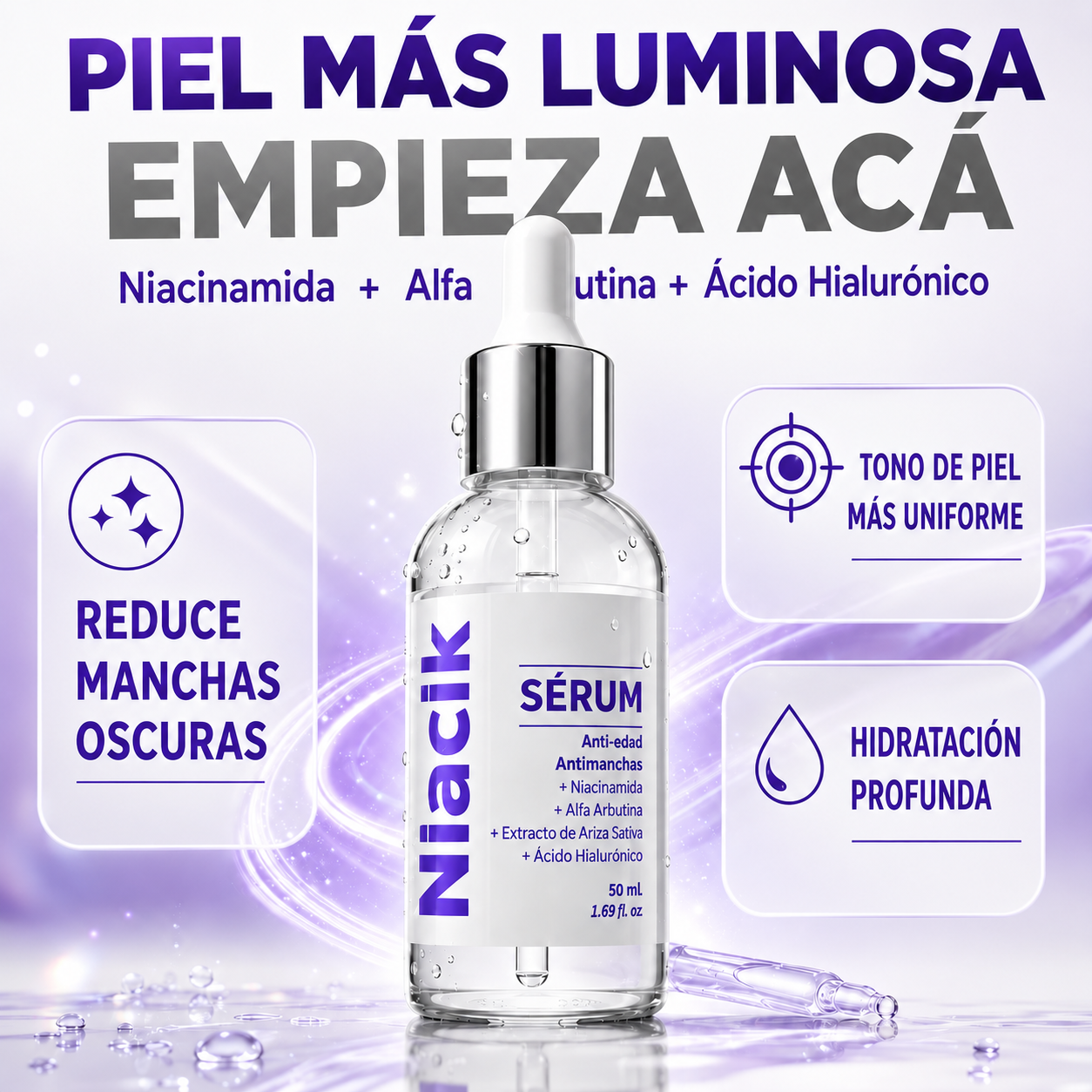 Alpha Arbutin + Niacinamide Suero - Tu Dosis Diaria de Luminosidad
