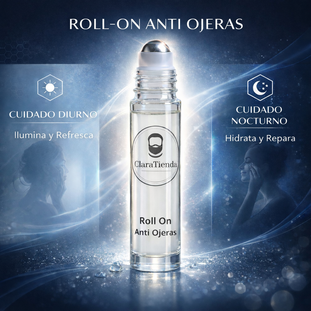 Roll-On Anti Ojeras – Ilumina, Desinflama y Rejuvenece Tu Mirada en Minutos