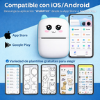 Mini impresora térmica portátil recargable (sin tinta) + ENVÍO GRATIS