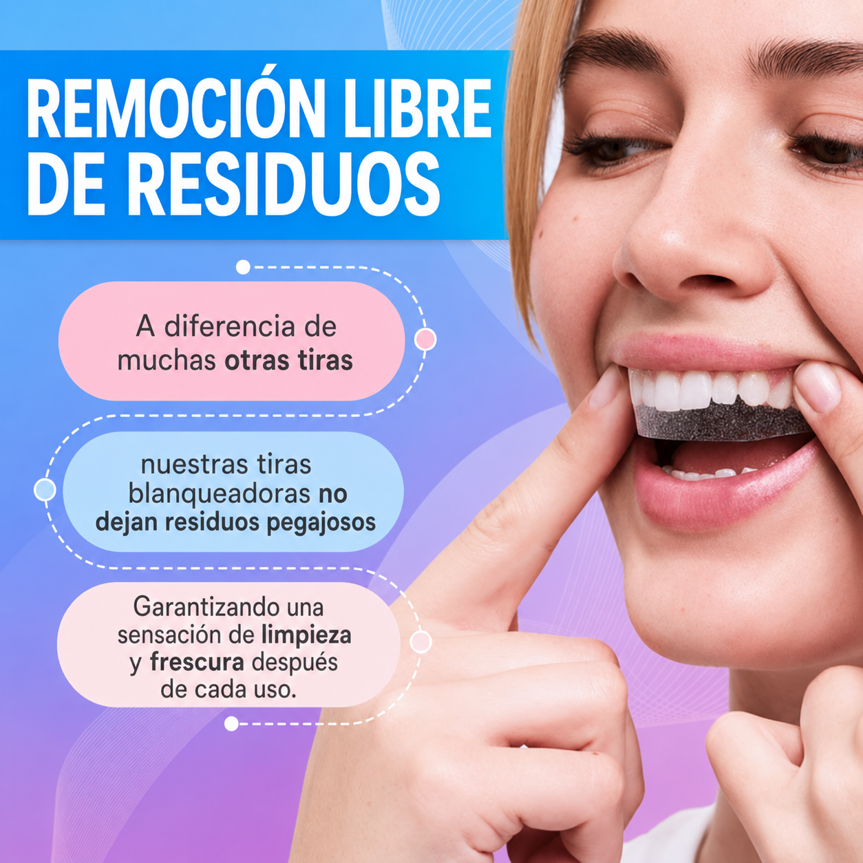 Tiras Blanqueadoras 5D White™ - Mostrá una Sonrisa Más Blanca y Sentite Más Seguro Todos los Días