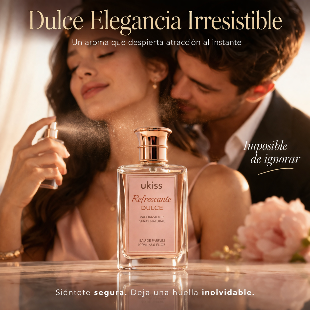 UKISS Refrescante Dulce – Fragancia dulce irresistible que deja una impresión duradera