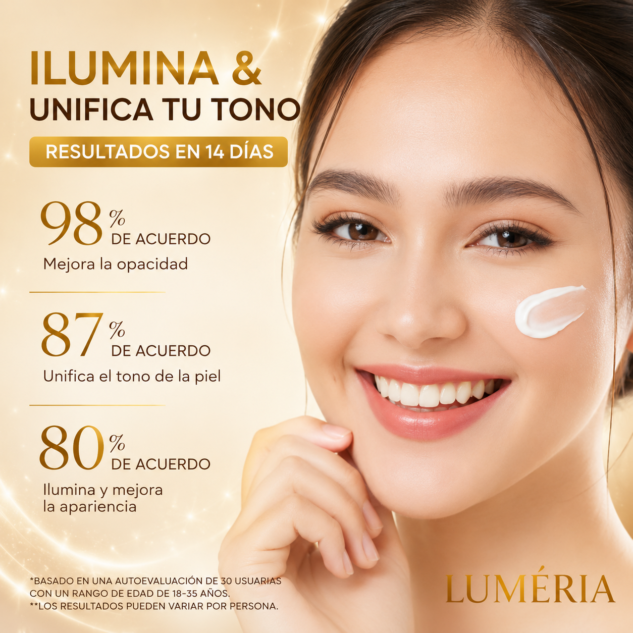 LUMÉRIA 2x1 POR TIEMPO LIMITADO – Piel Más Lisa, Firme y Radiante Desde las Primeras Aplicaciones