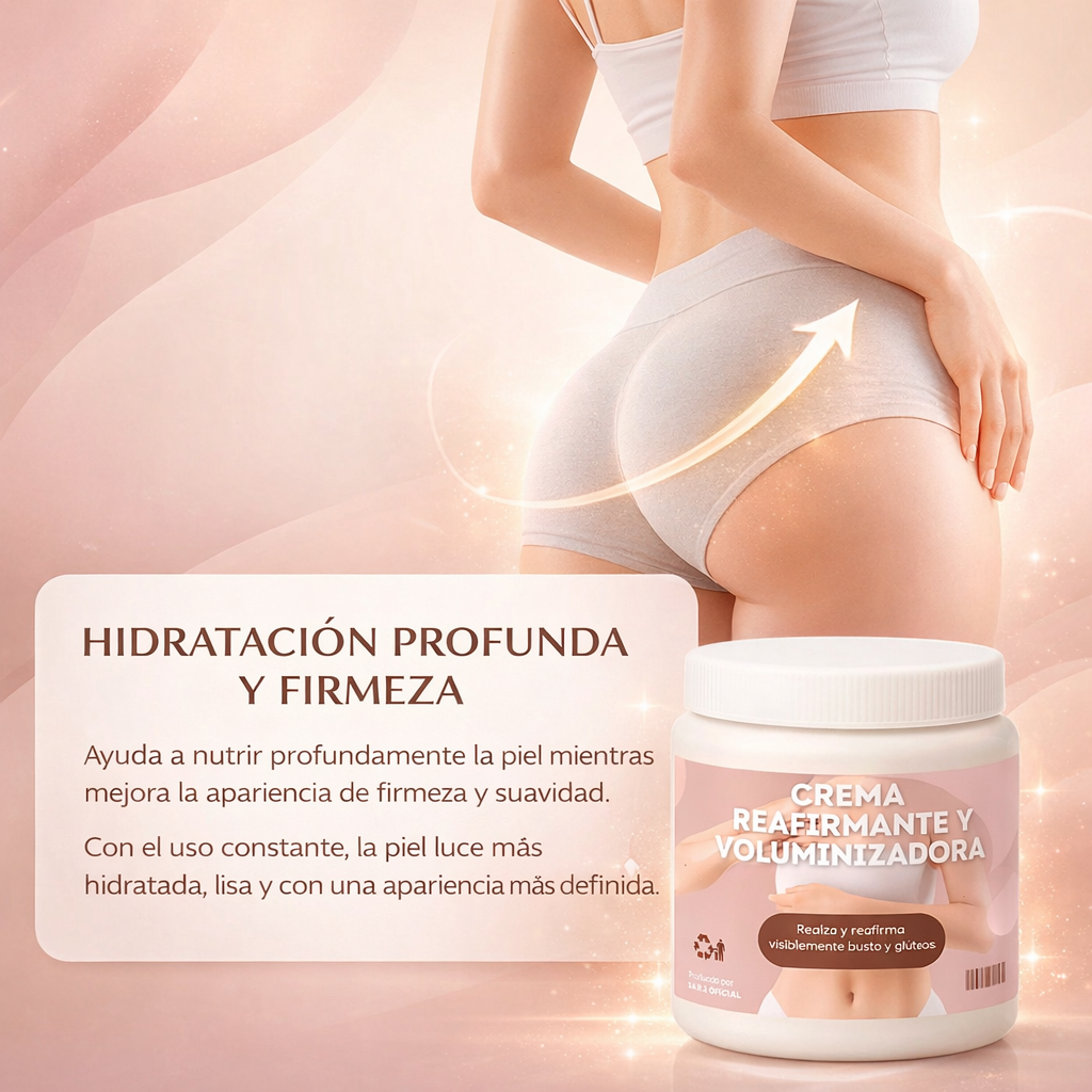 Crema reafirmante y voluminizadora: realza y moldea tu figura con esta crema voluminizadora