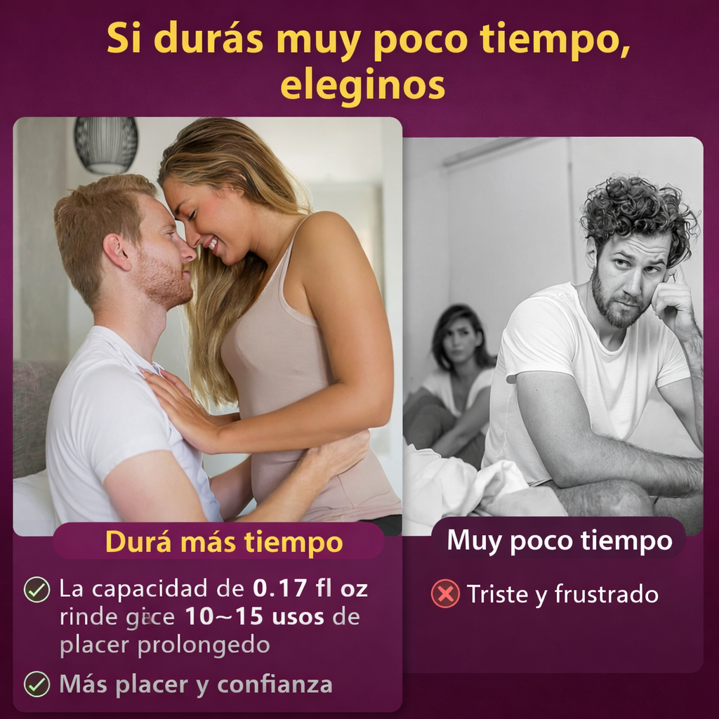Heroe Spray en gel masculino – Potencia duradera y rendimiento más intenso.