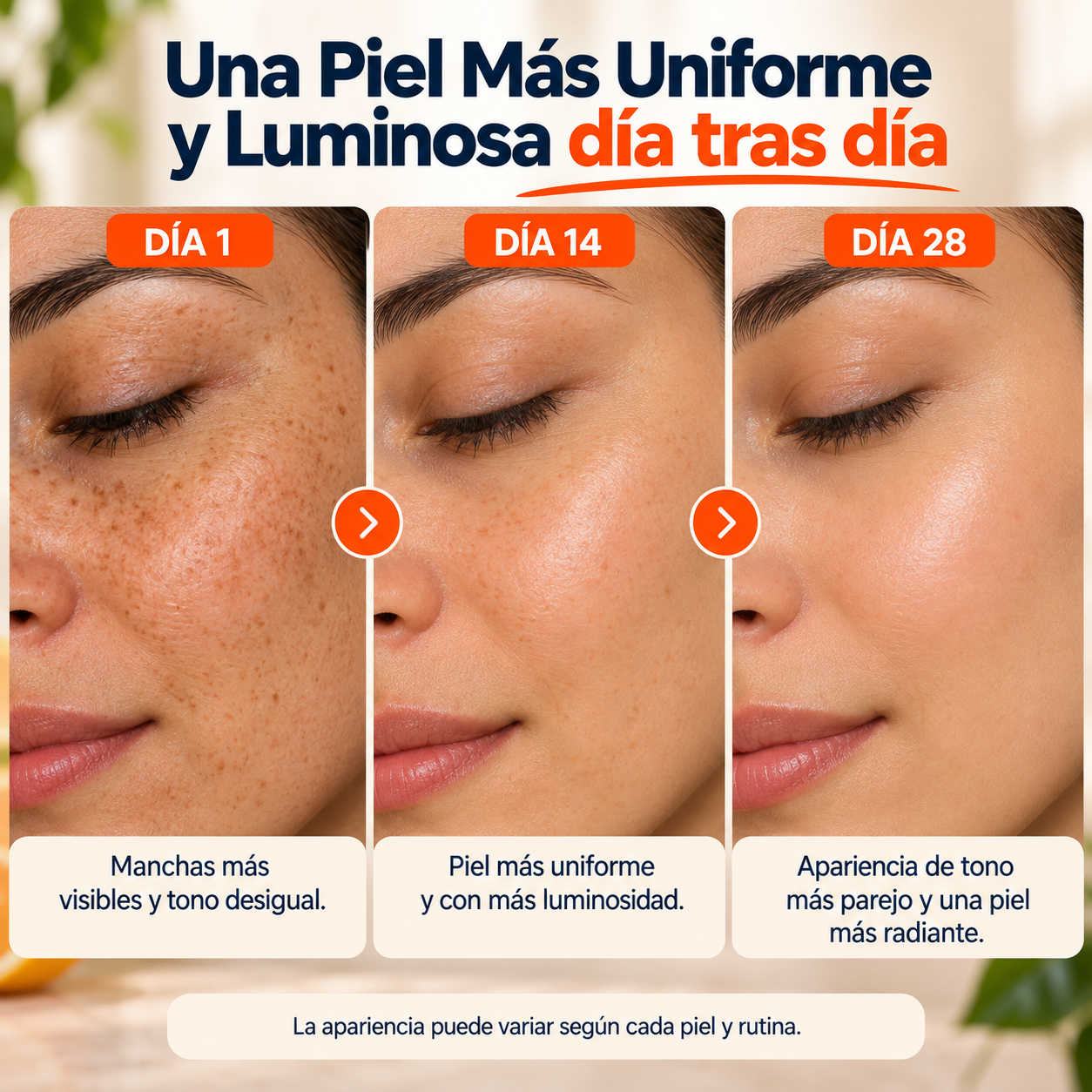 SÉRUM FACIAL DE VITAMINA C - Ayuda a Reducir la Apariencia de Manchas