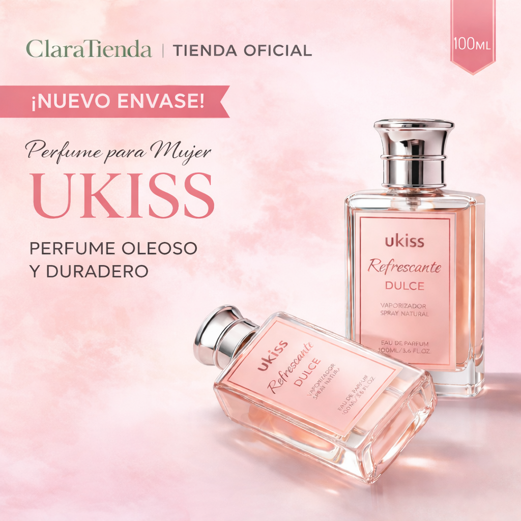 Perfume refrescante Ukiss: la fragancia dulce y ligera que te hace irresistible al instante.