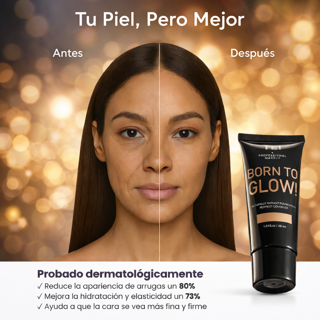 Nacida para brillar – base líquida antiage
