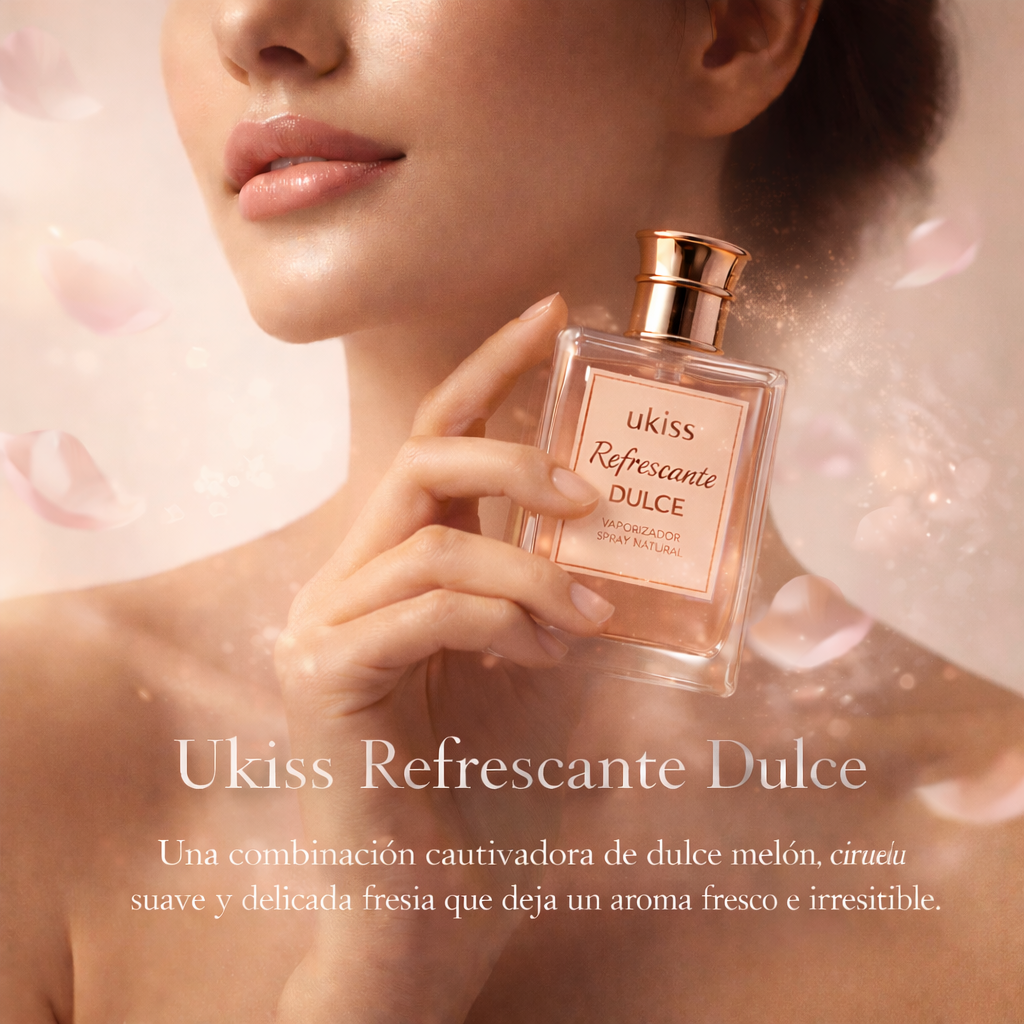 Perfume refrescante Ukiss: la fragancia dulce y ligera que te hace irresistible al instante.