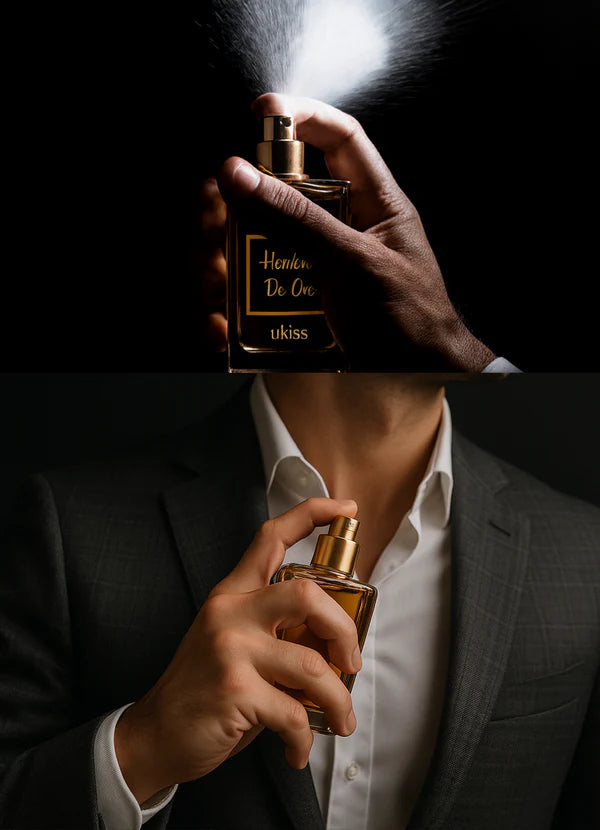 “Hombre De Oro™ – El aroma de la química instantánea”