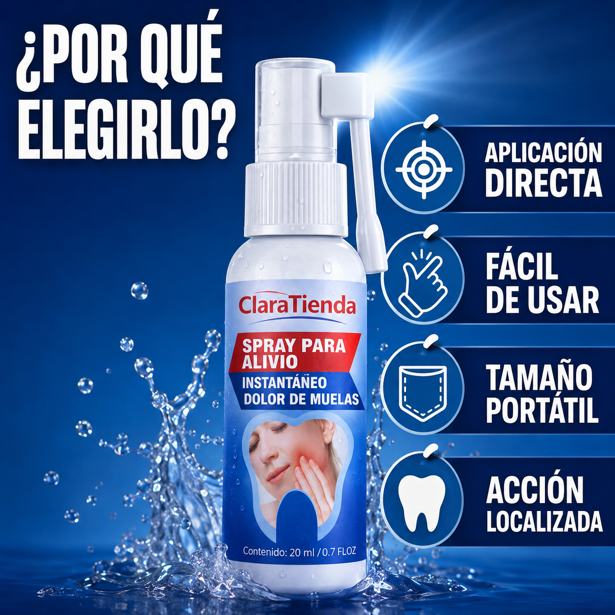 Toothache Relief Spray™ - No Dejes Que La Molestia En Tus Dientes O Encías Te Arruine El Día