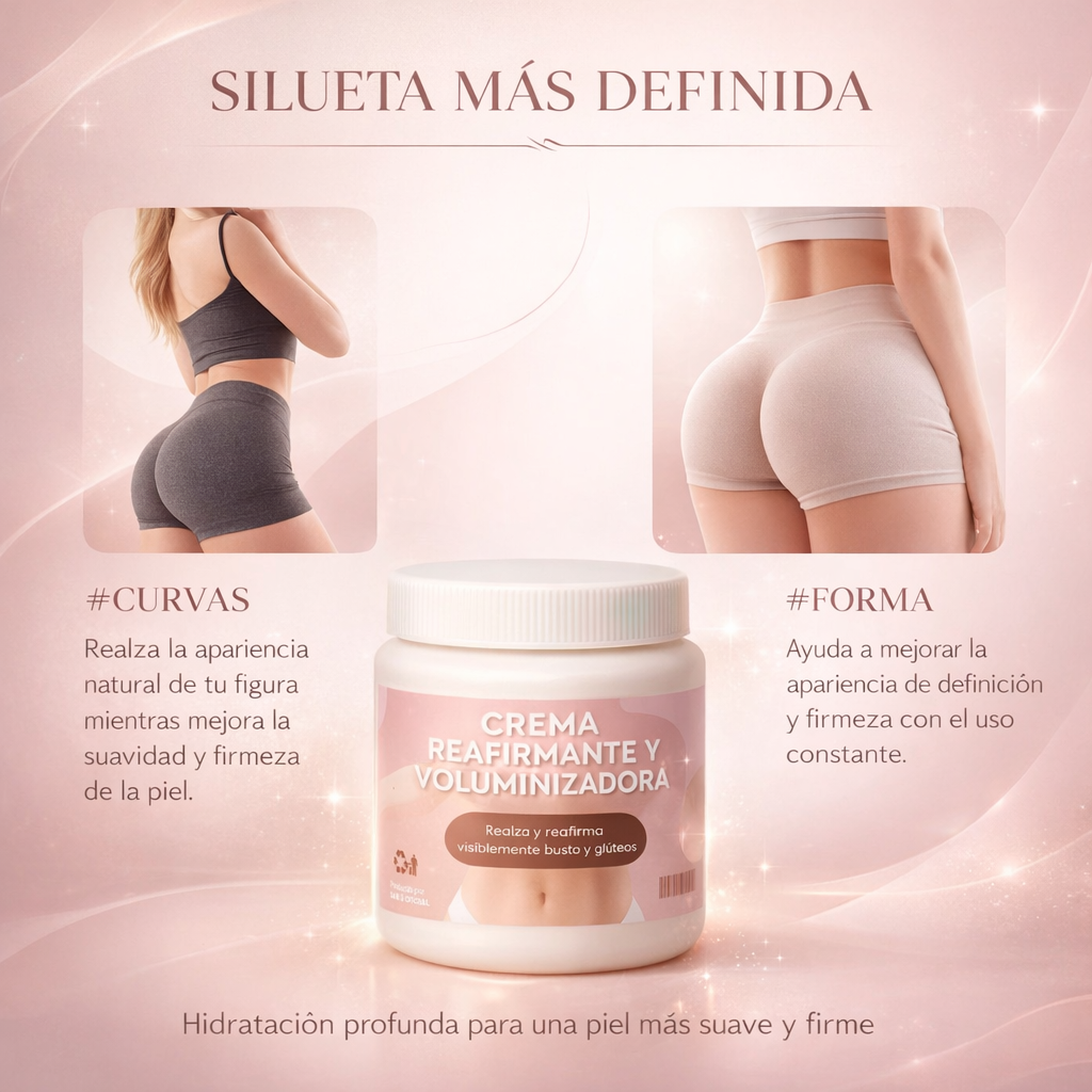 Crema reafirmante y voluminizadora: realza y moldea tu figura con esta crema voluminizadora