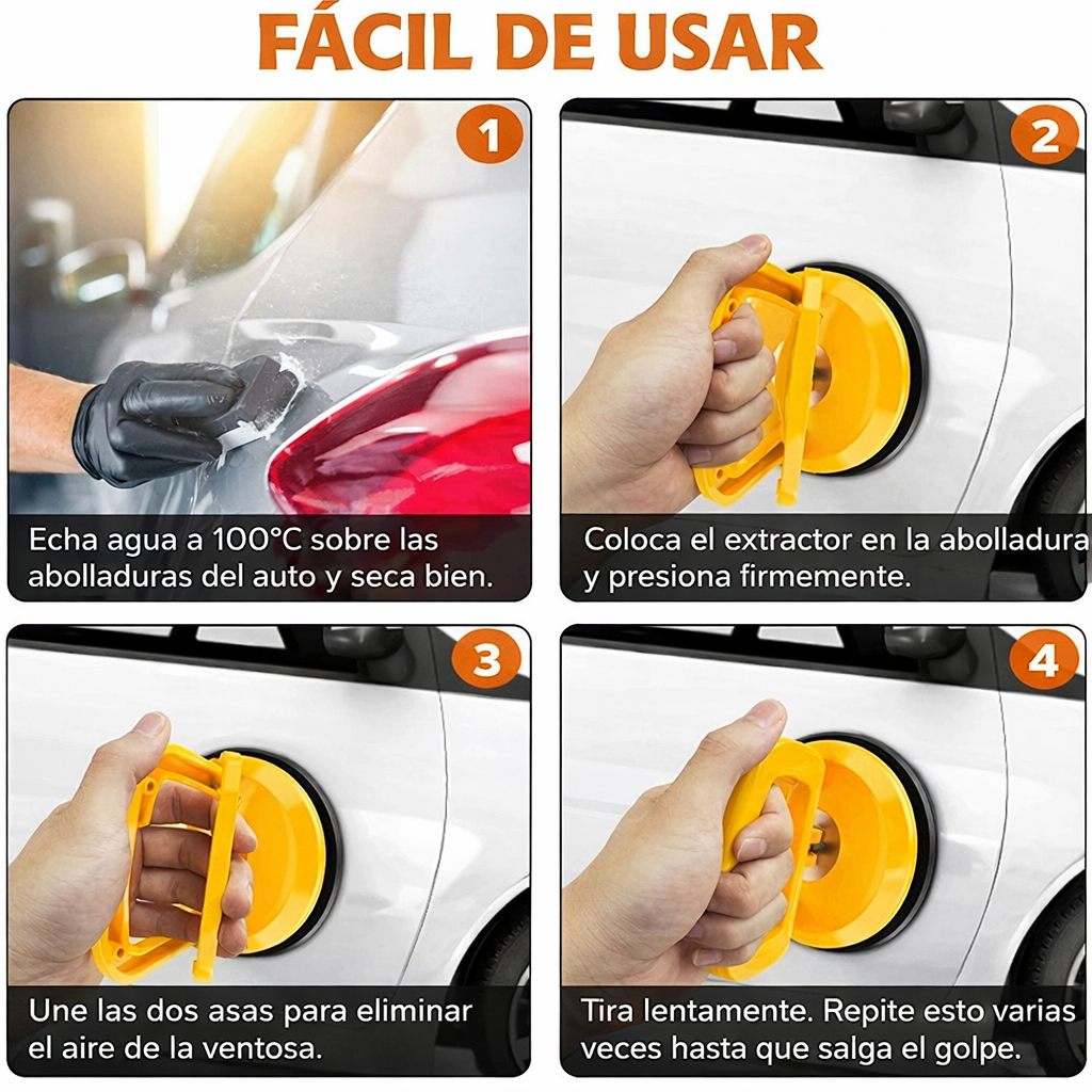 Ventosa Quita Golpes Pro – Repara Abolladuras en Segundos Sin Taller