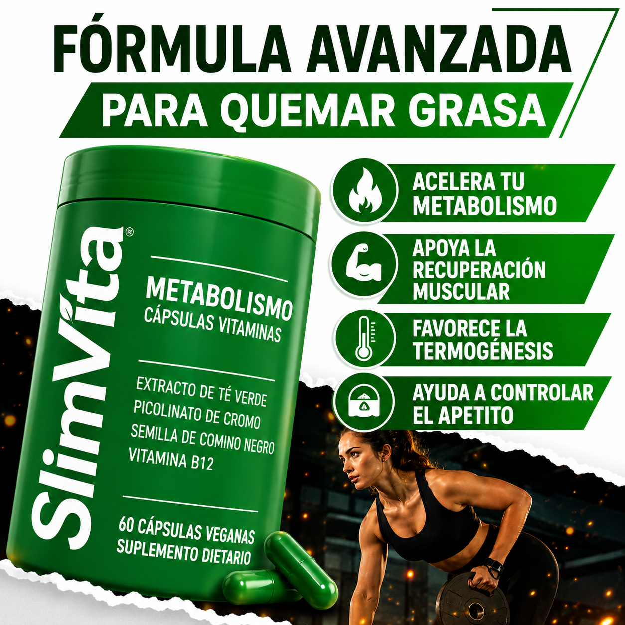 SlimVita - Apoya Tu Metabolismo, Controla Tus Impulsos y Brilla Con Seguridad