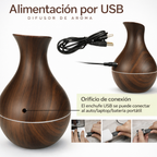 Humidificador ultrasónico con aromaterapia - Convertí tu casa en un lugar donde de verdad te relajás