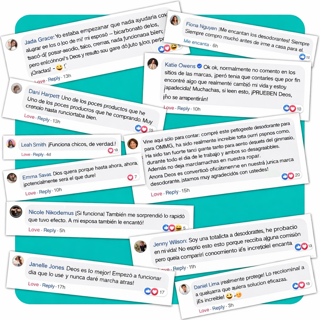 O-DEOS — Frescura duradera en la que puede confiar