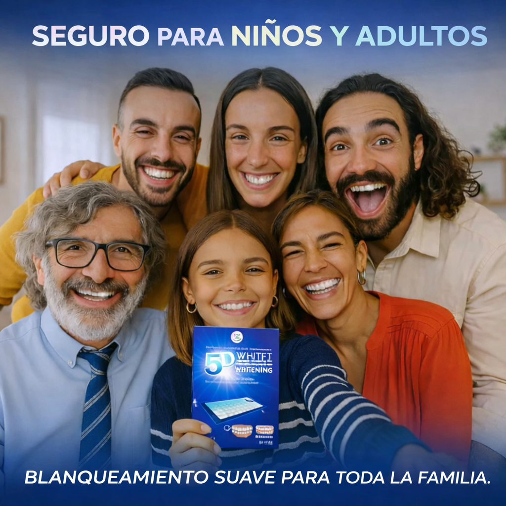 🦷 5D White Pro – Blanqueamiento Dental Profesional en Casa