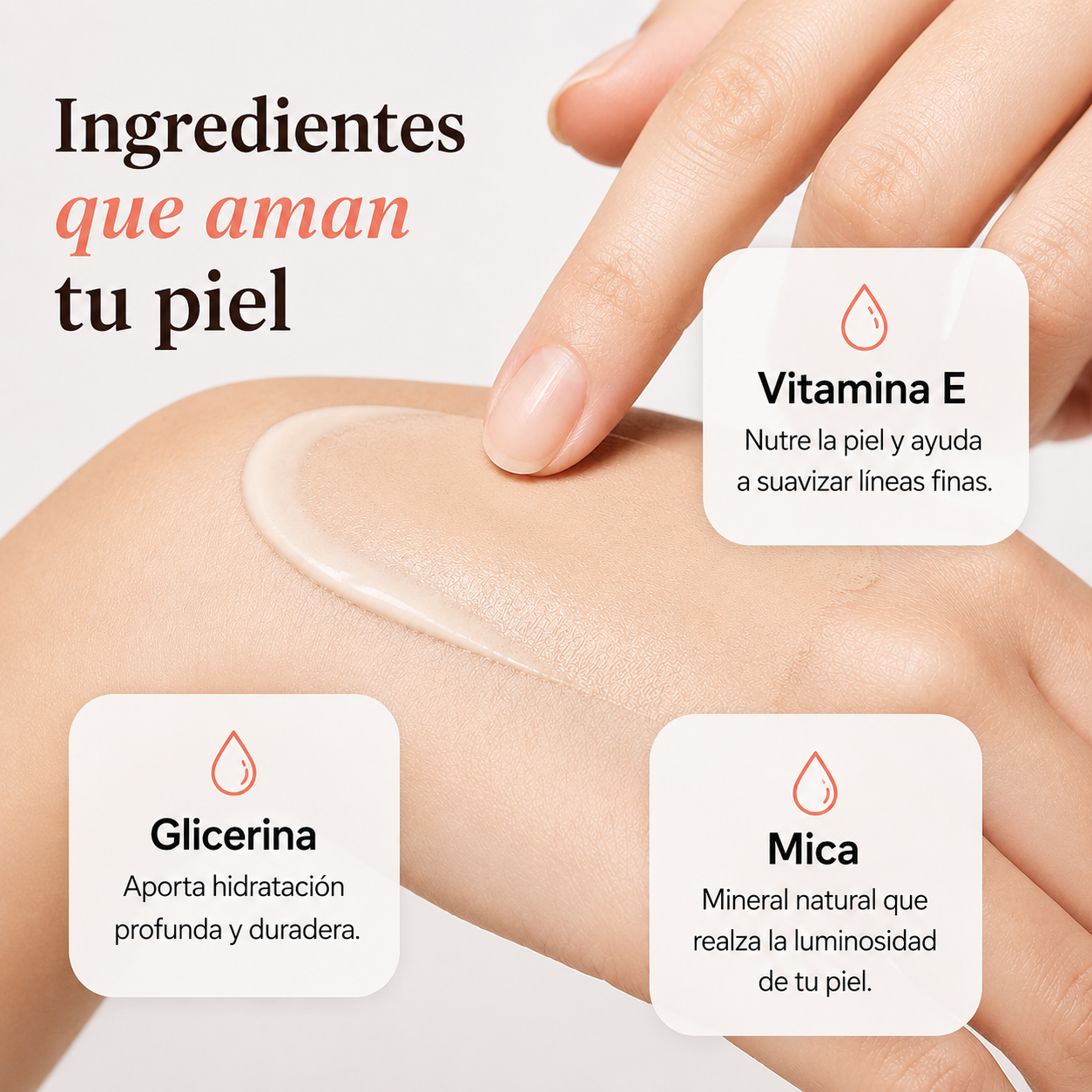 InfiniteGlow Base Biomimética 4 en 1 – Piel Radiante, Uniforme y Protegida Todo el Día