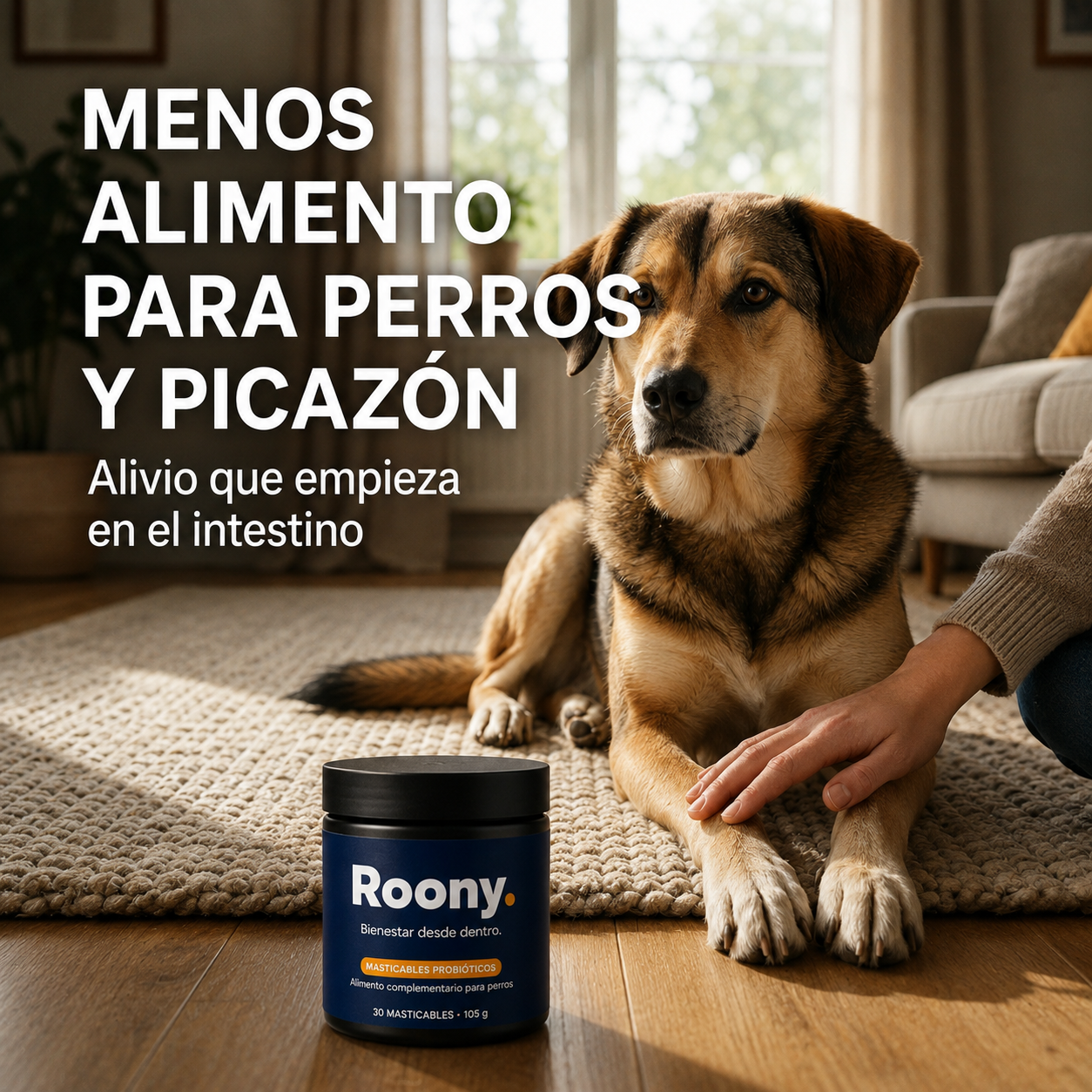 Probióticos para Perros — Tabletas Masticables para la Salud Digestiva