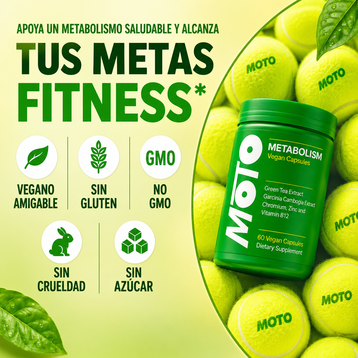 MOTO Metabolism | Cápsulas Naturales Para Quemar Grasa y Acelerar El Metabolismo