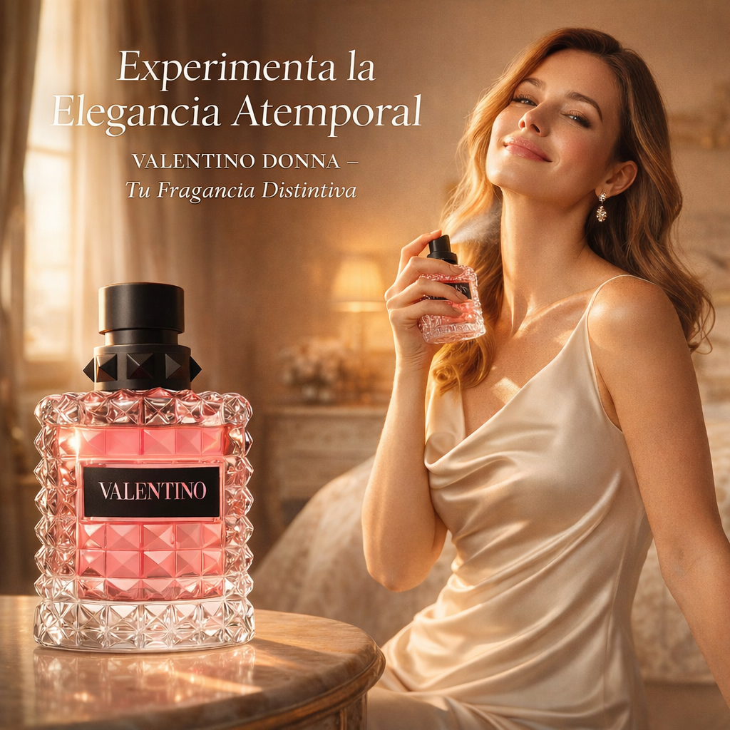 VALENTINO DONNA – Elegancia atemporal en cada spray