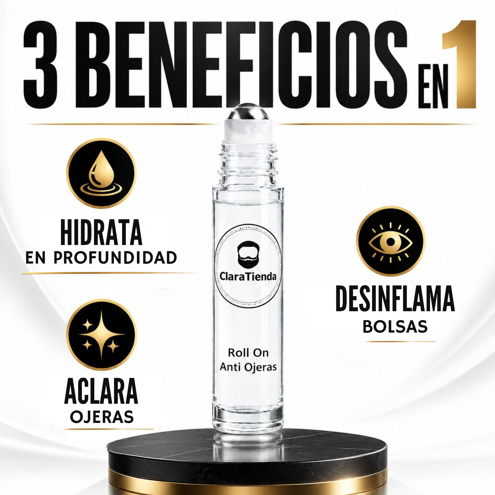 Roll-On Anti Ojeras - Refrescá Tus Ojos. Mejorá tu Imagen.