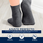 Calcetines médicos sin costuras: comodidad y cuidado para pies sensibles