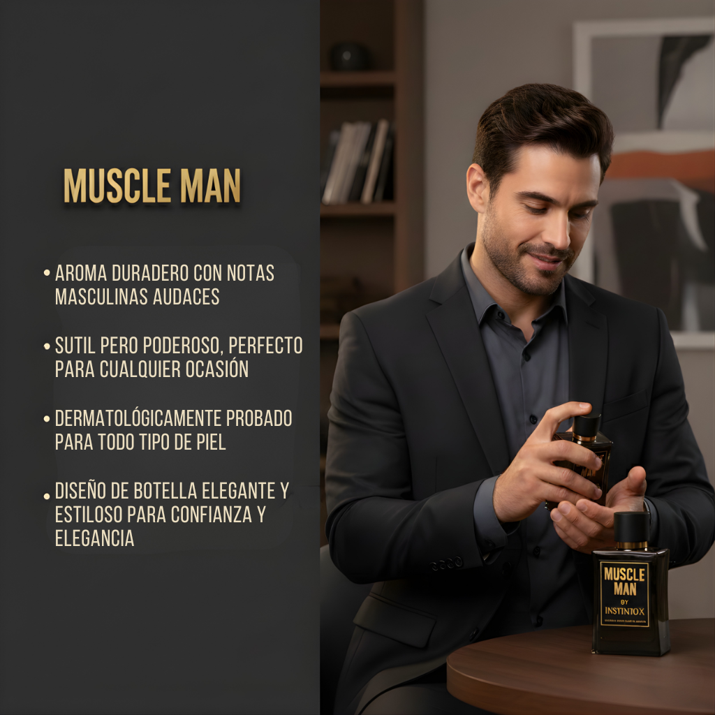 Muscle Man de Instintox: Libera tu presencia magnética
