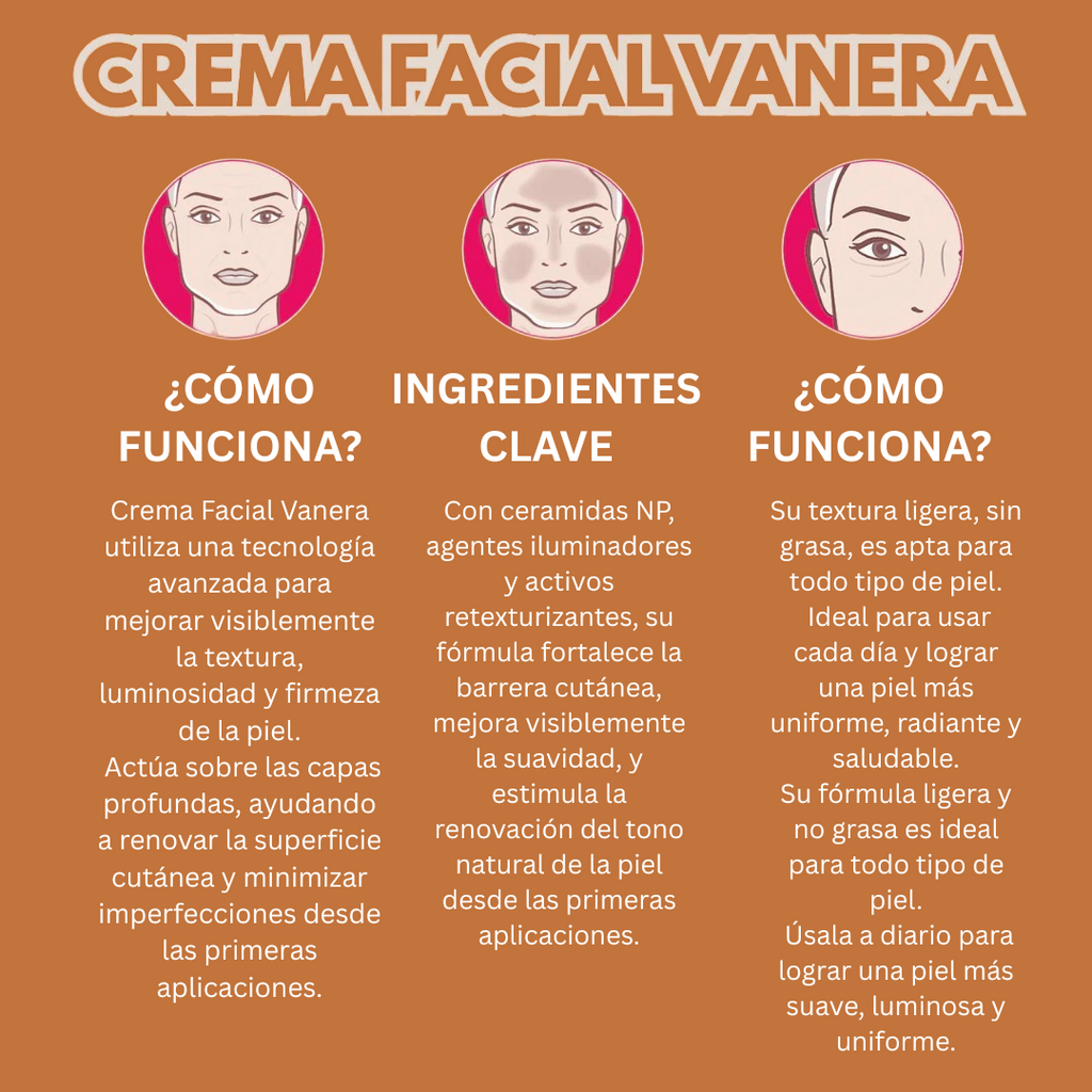 Crema Facial Vanera