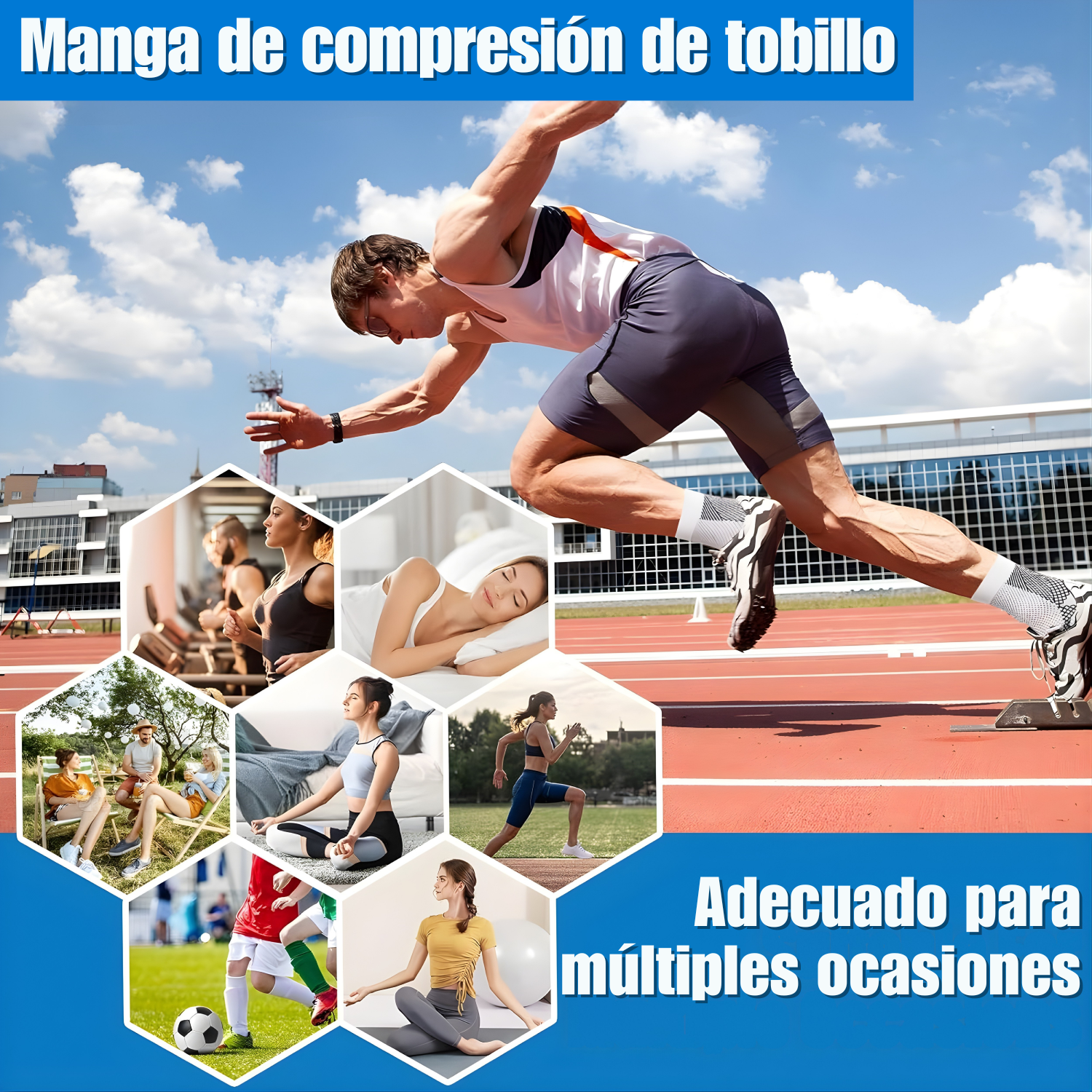 Calcetines para neuropatía: soporte de compresión para tobillo