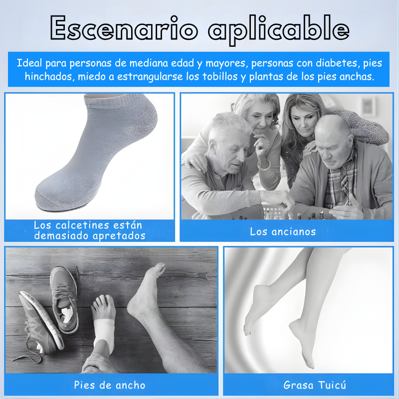 Calcetines premium sin costuras para una comodidad total en el día a día (4 pares)