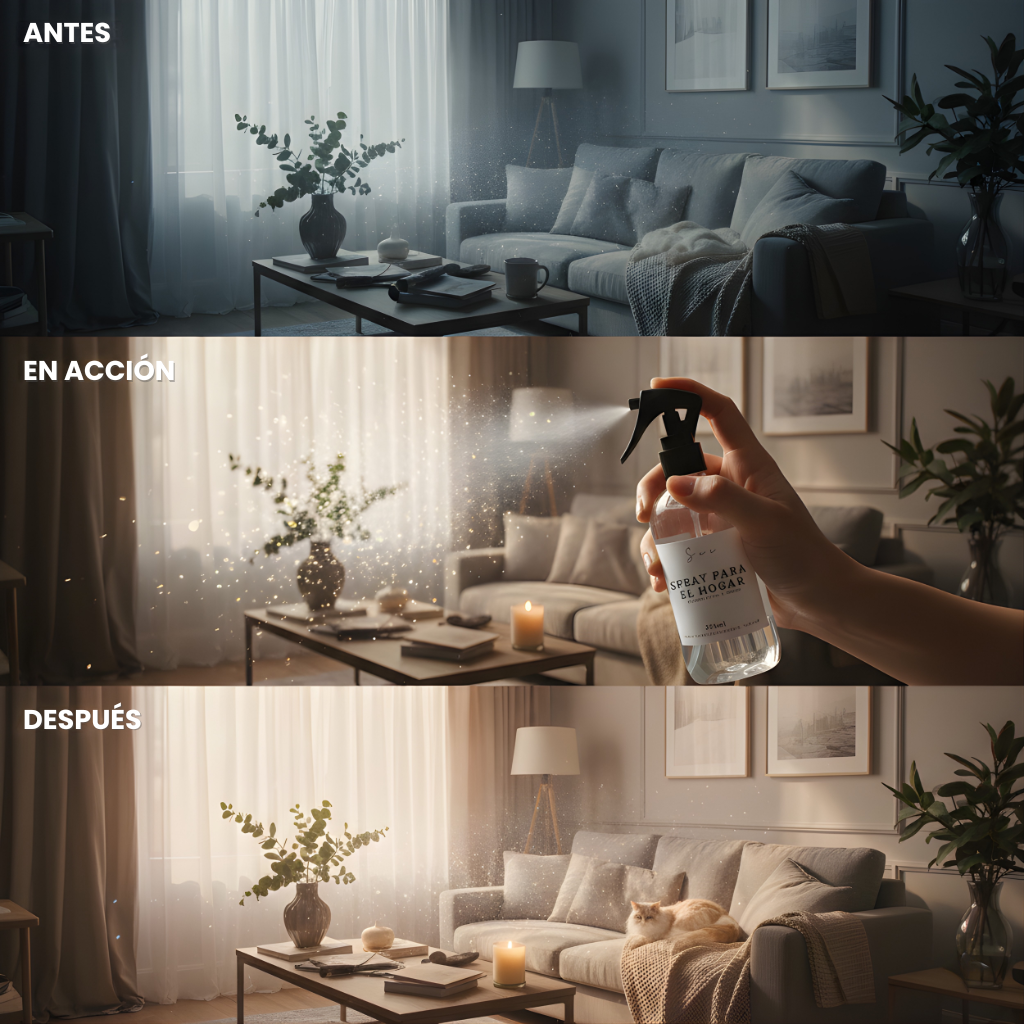 SPRAY PARA EL HOGAR - Transformá tu casa en un refugio de calma, elegancia y bienestar.